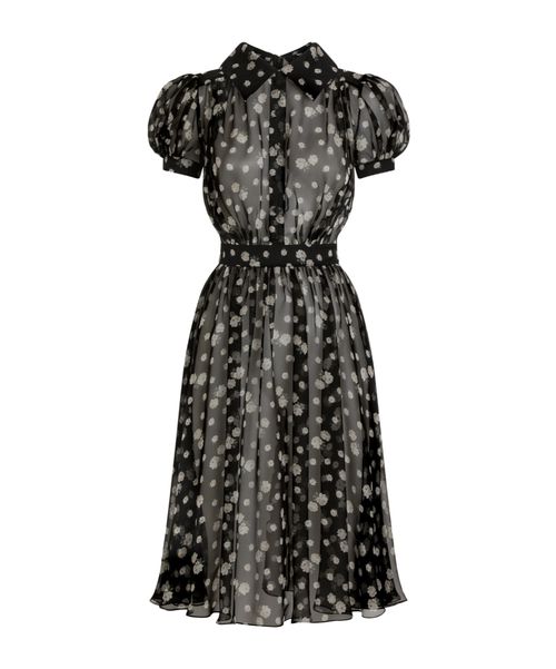 Floral Printed Chiffon Dress