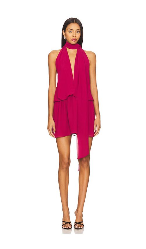 Lovers and Friends Michelle Mini Dress in Wine.  XXS. Also in L, M, S