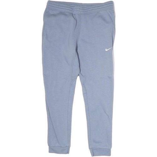 NIKE Mens Joggers Blue Slim Tapered W36 L27 Polyester Sportswear Comfort