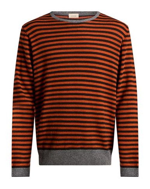 Man Sweater Orange Size XL Wool, Viscose, Polyamide, Cashmere