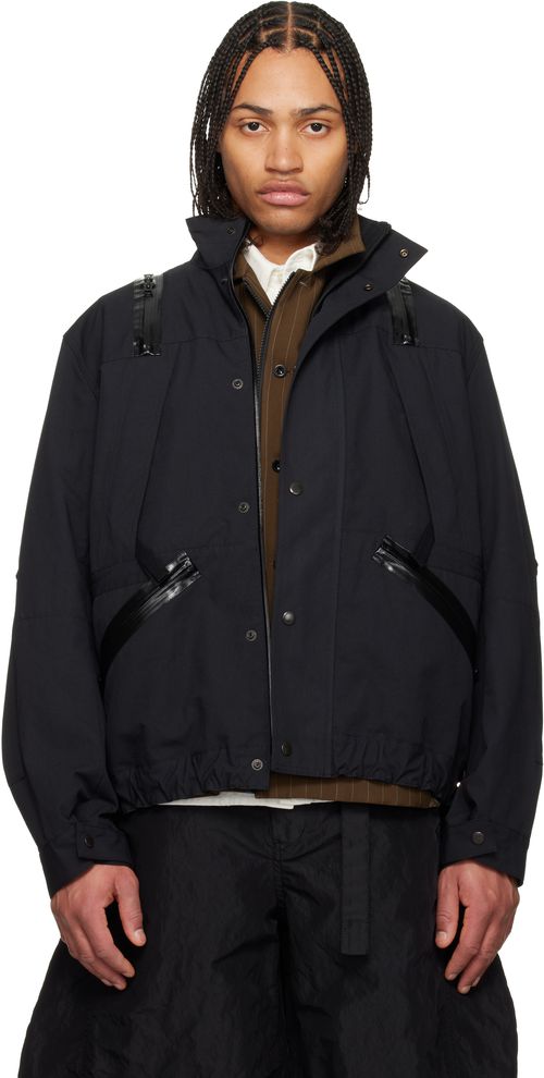 Black Weathercloth Jacket