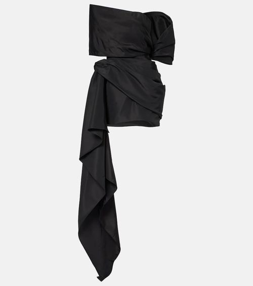 Asymmetric mini dress