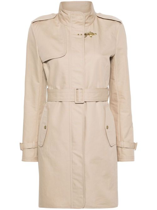 Virginia cotton trench coat - Neutrals