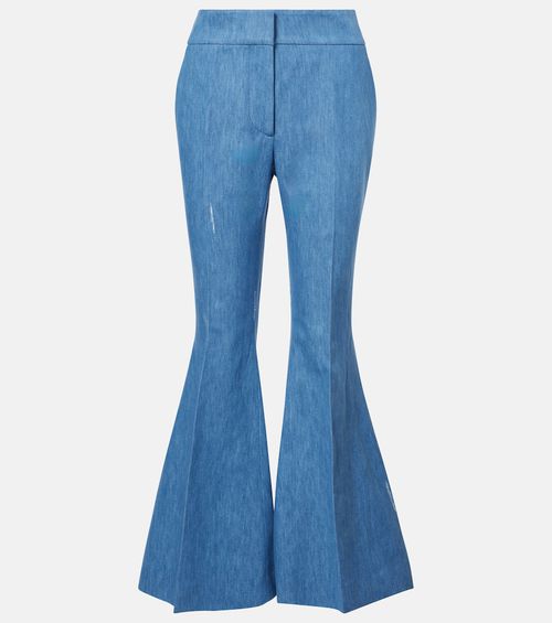 Marsh cotton and linen flared pants