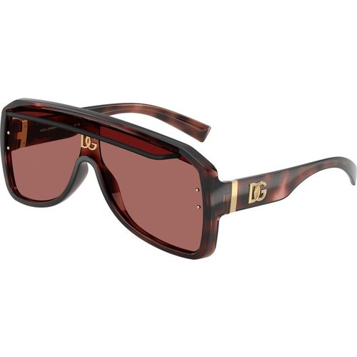 Dolce & Gabbana Unisex Dolce & Gabbana DG6205 347669 Sunglasses Injected Turtle Violet Pilot Norma