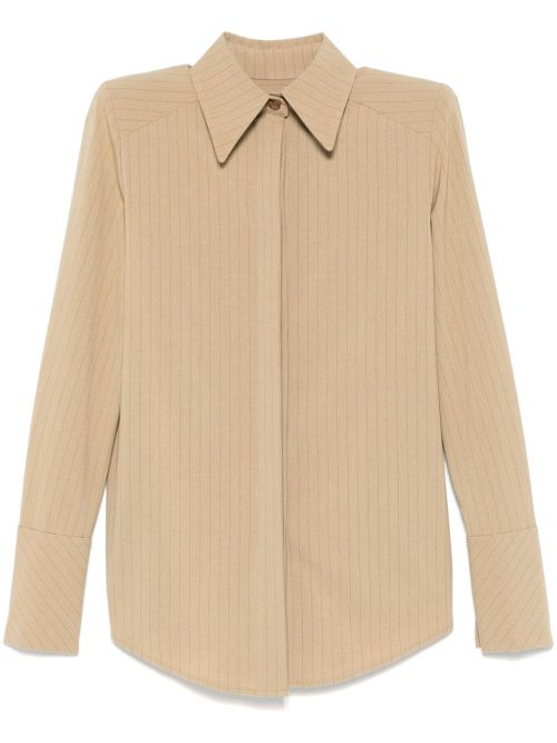 Pinstriped shirt - Neutrals