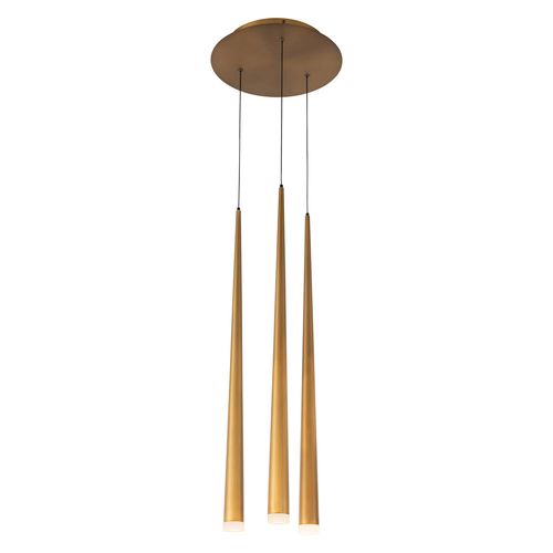 Modern Forms Cascade 21-Light Chandelier in Aged Bra