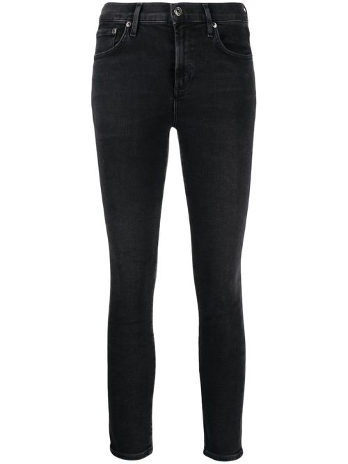 Sophie low-rise skinny jeans - Black