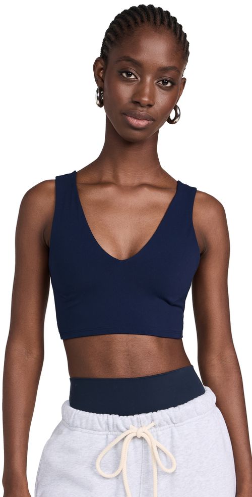 Never Better Crop Cami Midnight Navy
