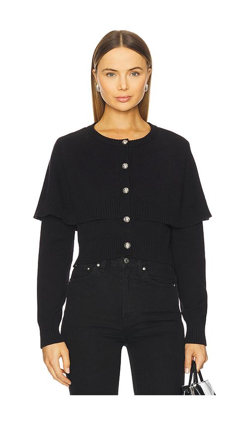 Steve Madden Gisselle Cardigan in Black. L. Also in S