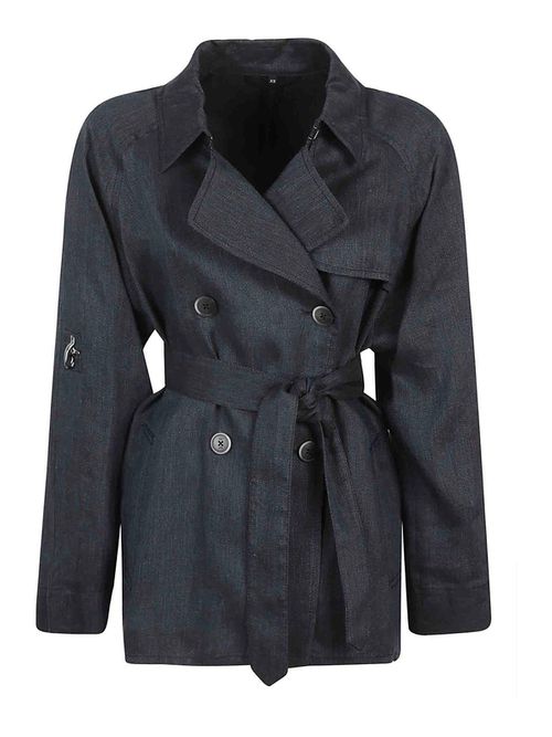 Asymmetric Trench Coat