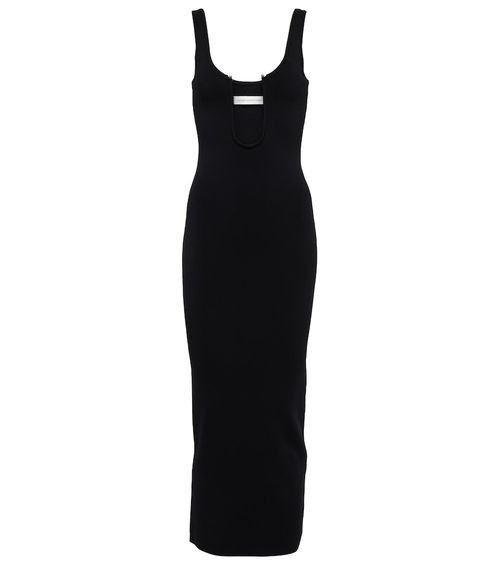 Christopher Esber Cutout ribbed-knit midi dress