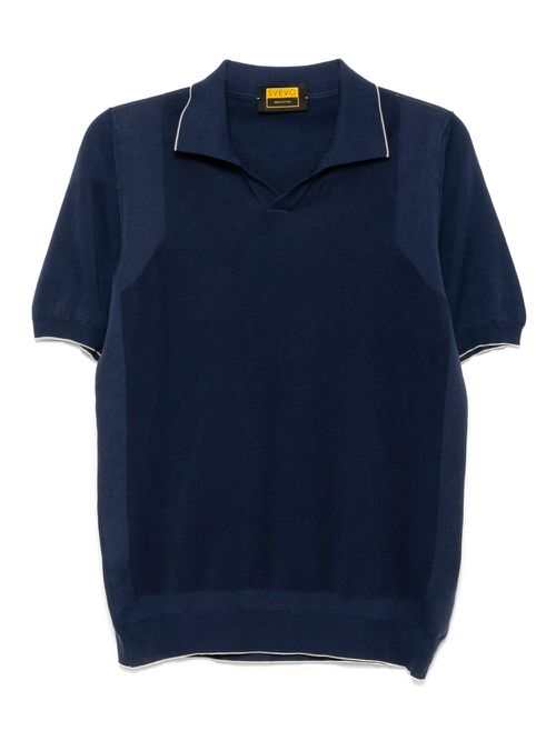 Svevo cotton polo t-shirt - Blue