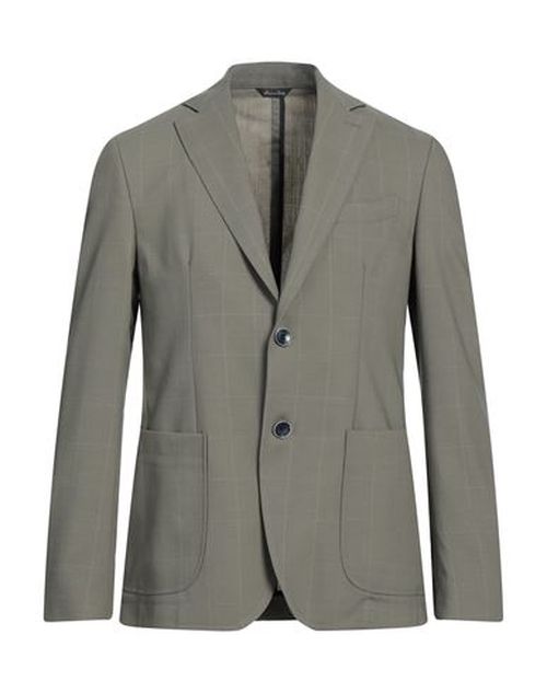 Man Blazer Military green Size 42 Cotton, Polyamide, Elastane
