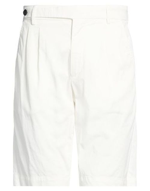 Man Shorts & Bermuda Shorts White Size 31 Cotton