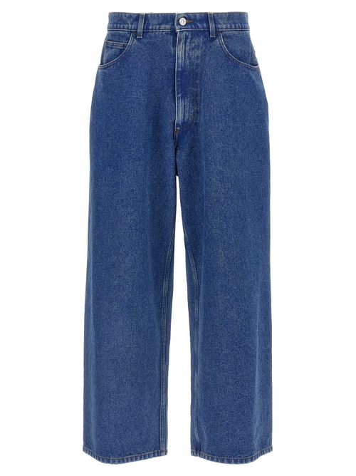 Cotton Denim Jeans — Blue