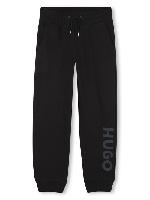 Logo-print track pants - Black