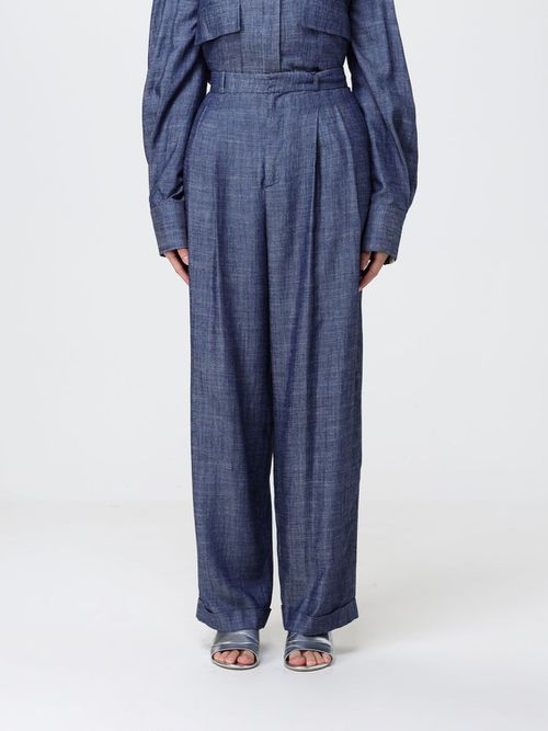 Pants Woman color Blue