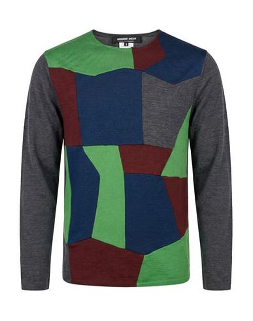 Comme Des Garçons Homme Deux Man Sweater Navy Size XL Wool