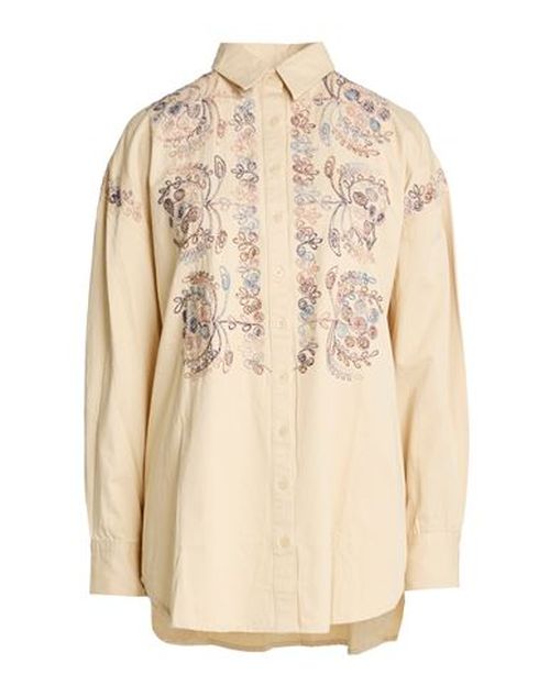 Woman Shirt Sand Size M Cotton