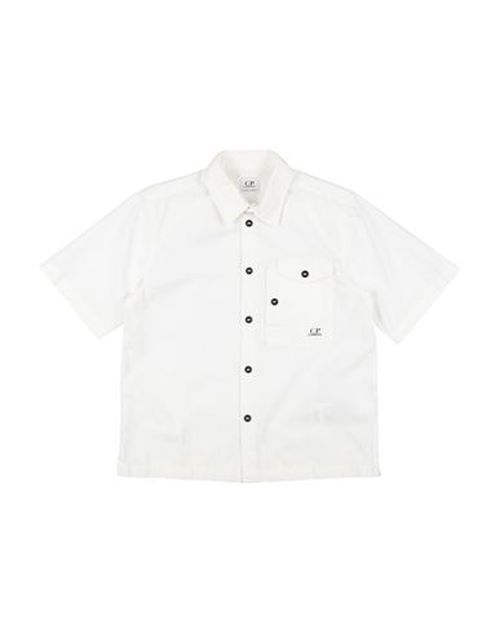 C. p. Company Undersixteen Kid Boy Shirt White Size 12 Cotton