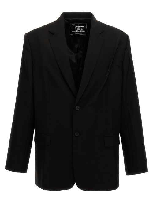 Pinched Logo Blazer