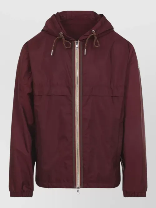 Moncler - nidge hooded nylon jacket long sleeve