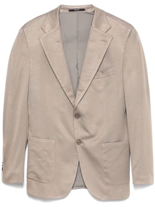 Jersey blazer - Brown
