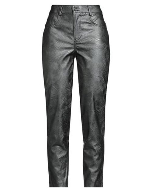 Woman Pants Gunmetal Size 10 Viscose, Polyurethane