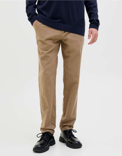 Jack & Jones Chino trousers in morel-Brown