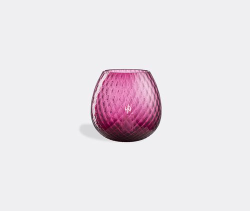 'macramé' Candle Holder, Extra Large, Ruby Red