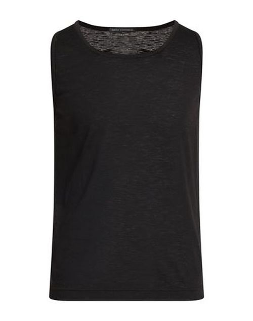 Man Tank top Black Size S Polyester, Viscose, Elastane
