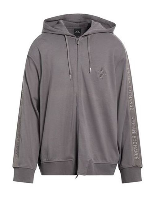 Man Sweatshirt Grey Size XXL Cotton