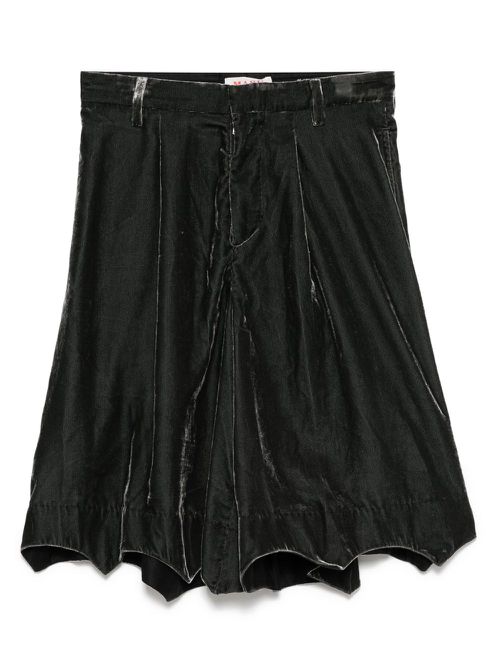 Velvet bat shorts - Grey