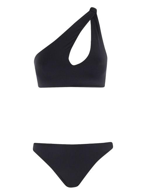 Federica Tosi asymmetric-cut bikini - Black