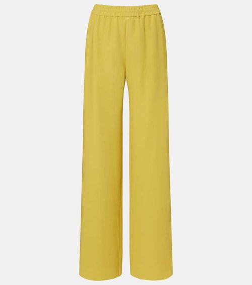 Silk wide-leg pants