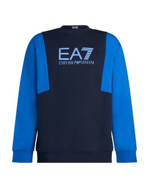 Man Sweatshirt Midnight blue Size XL Cotton, Polyester, Elastane