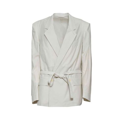 Lemaire Belted Double-Breasted Tailored Blazer