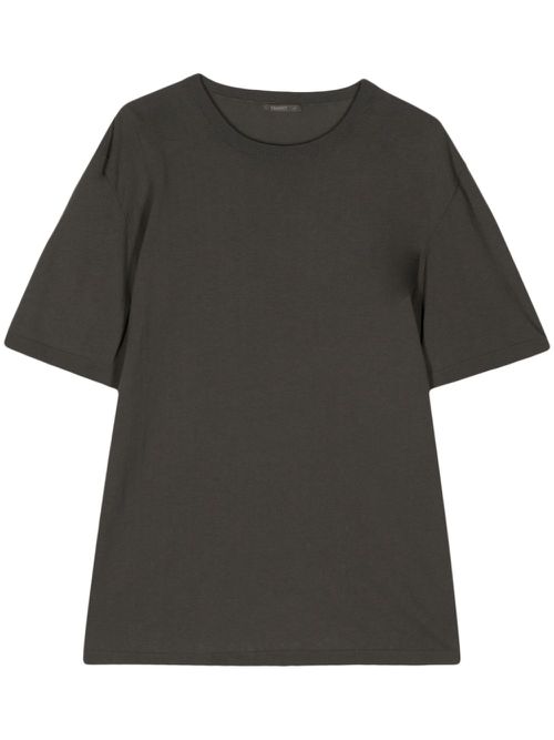 Round-neck cotton T-shirt - Grey