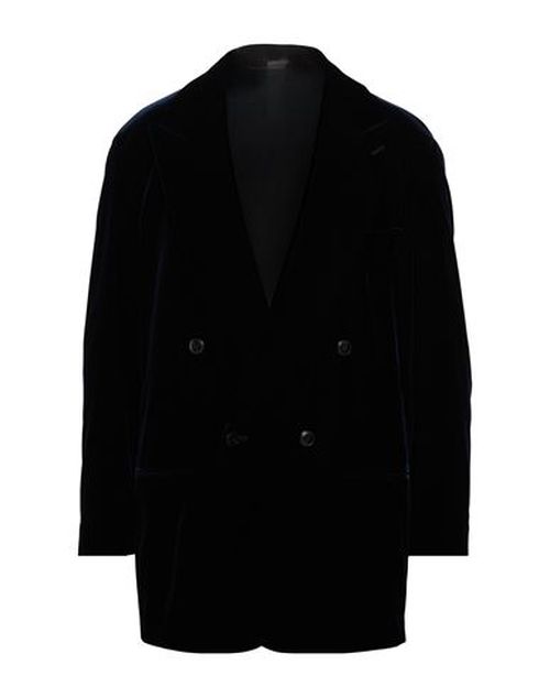 Man Blazer Midnight blue Size 36 Viscose, Cupro, Elastane