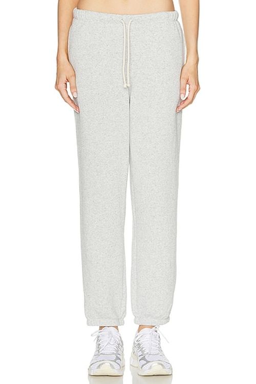American Vintage Jogging Ample Sweatpant in Gris Clair Chine - Light Grey. M also in L