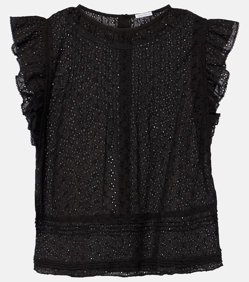 Galia ruffled top
