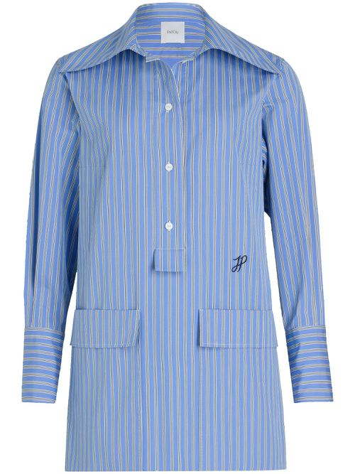 Mini shirt dress - Blue