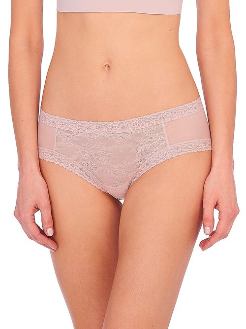 Women's Escape Front Lace Girl Brief - Rose Beige