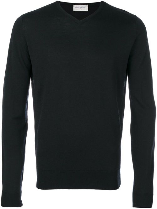 V-neck jumper - Black
