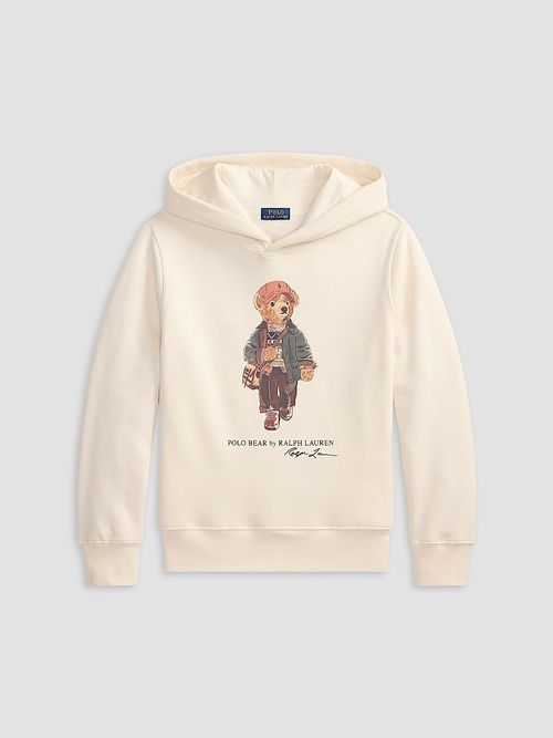 Little Boy's & Boy's Polo Bear Hoodie - Estate Cream