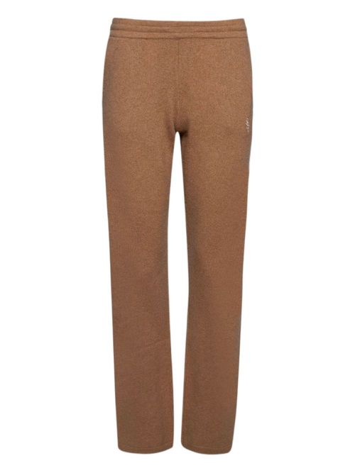 Cashmere elastic-waist trousers - Brown