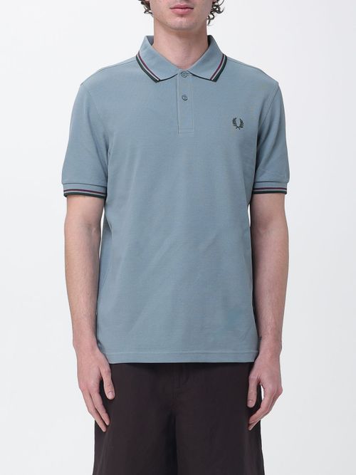 Polo Shirt Men color Sky