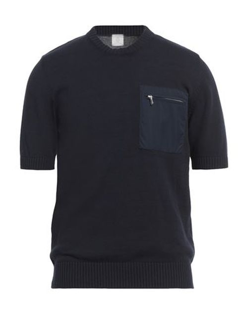 Eleventy Man Sweater Midnight blue Size L Cotton