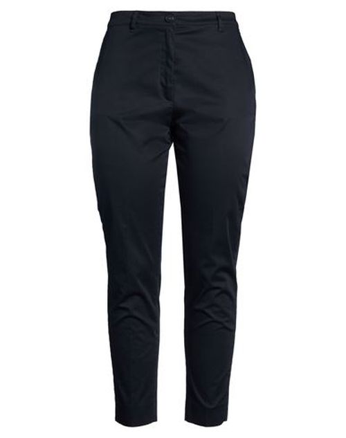 Woman Pants Midnight blue Size 12 Cotton, Elastane